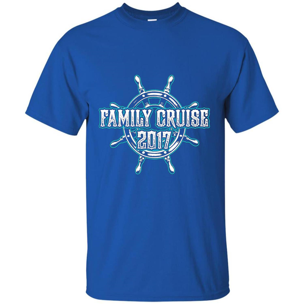 Family Cruise 2017 T-Shirt Family Vacation T-shirt Royal