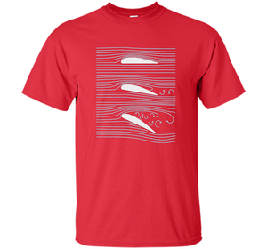 Airplane Wing T-Shirt Aerospace Airfoil Stall Diagram cool shirt