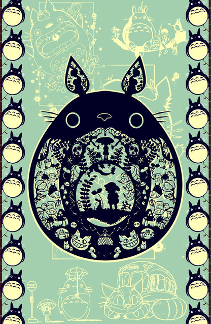 My Neighbor Totoro Square Rug