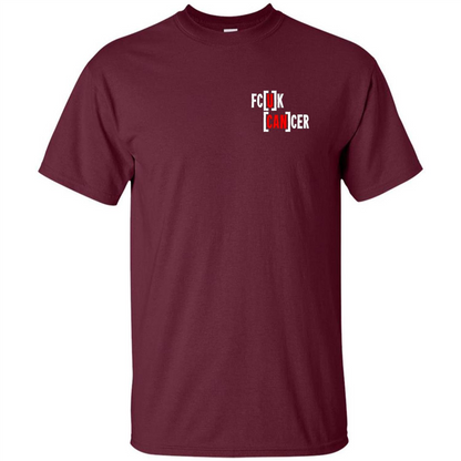 Cancer U CAN Inspiration T-shirt Maroon