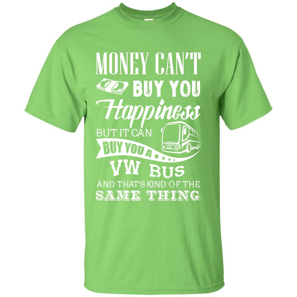 Driver T-shirt Money Can’t Buy You Happiness T-shirt Lime