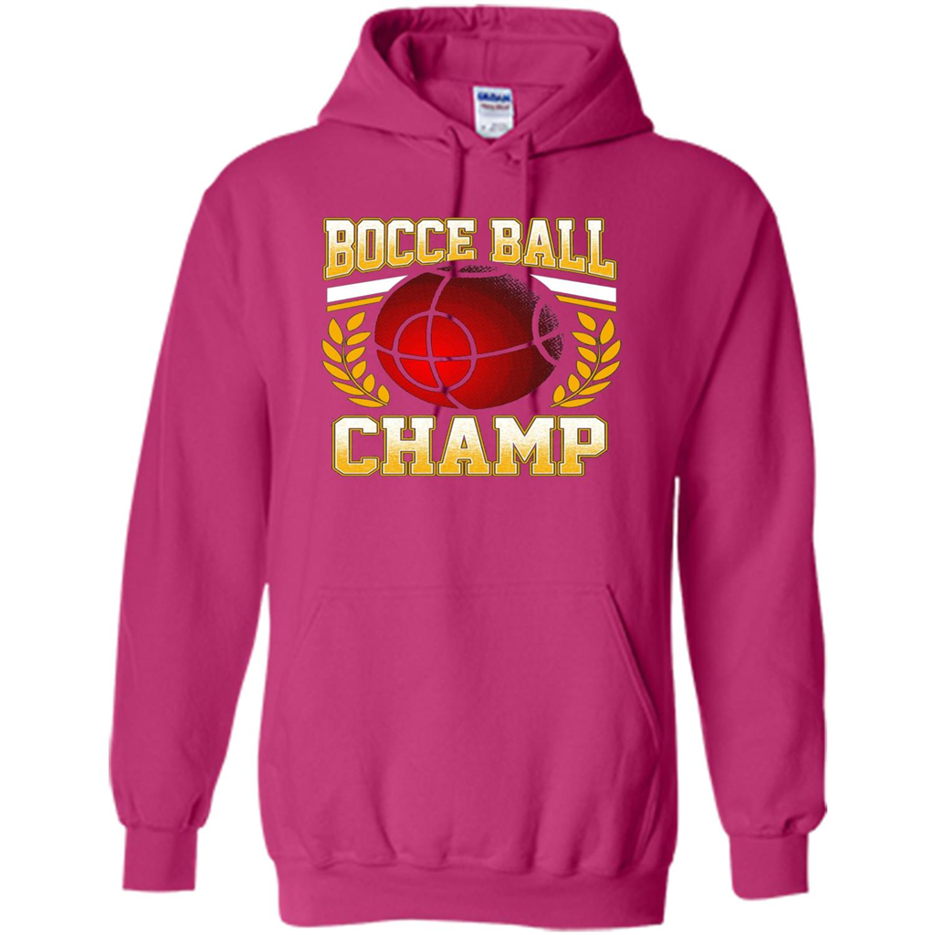 Bocce Ball Champ T-Shirt Bocce Ball Player Heliconia