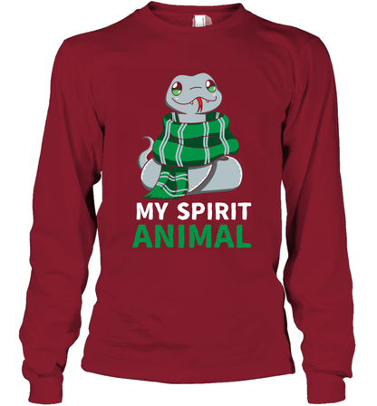 Slytherin - My Spirit Animal Harry Potter Long Sleeve T-Shirt Long Sleeve T-Shirt Cardinal Red
