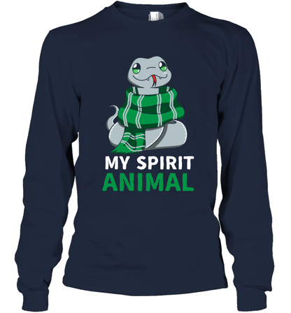 Slytherin - My Spirit Animal Harry Potter Long Sleeve T-Shirt Long Sleeve T-Shirt Navy