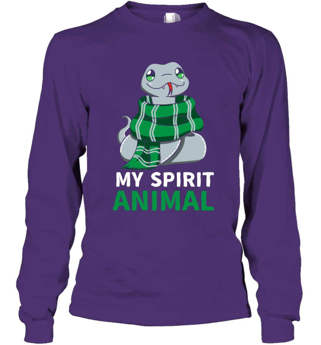 Slytherin - My Spirit Animal Harry Potter Long Sleeve T-Shirt Long Sleeve T-Shirt Purple