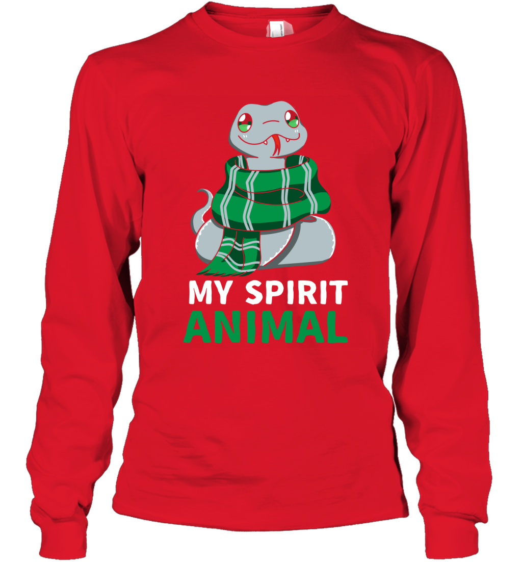 Slytherin - My Spirit Animal Harry Potter Long Sleeve T-Shirt Long Sleeve T-Shirt Red