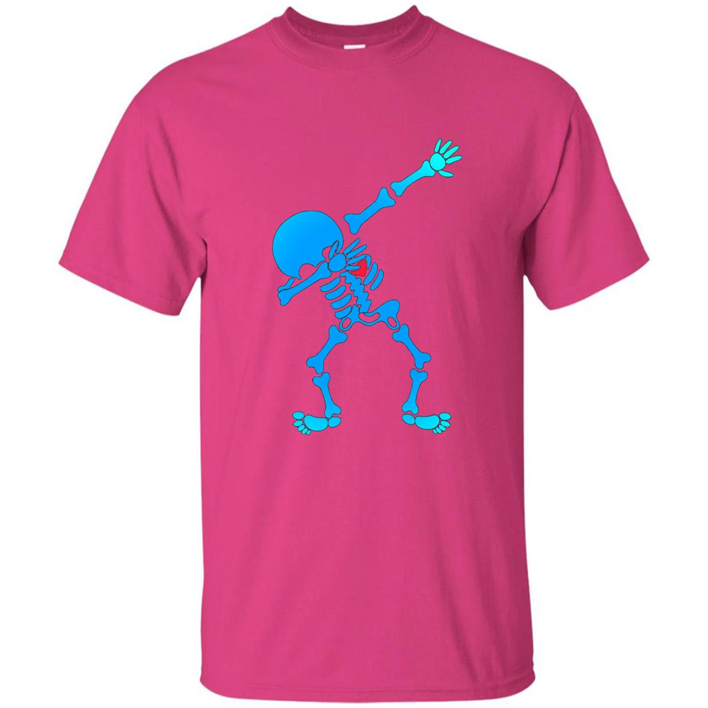 Dabbing Skeleton Halloween 2017 T-shirt Heliconia