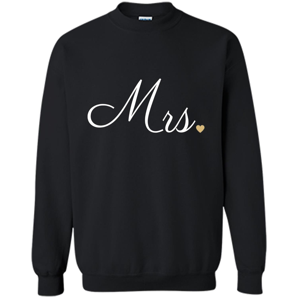 Mrs. Wedding T-shirt Black