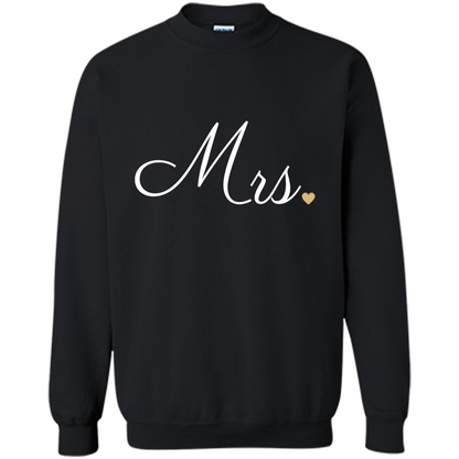 Mrs. Wedding T-shirt Black