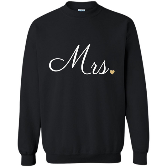 Mrs. Wedding T-shirt Black