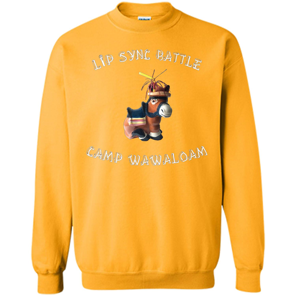 Lip Sync Camp T-shirt Camp Wawaloam Gold