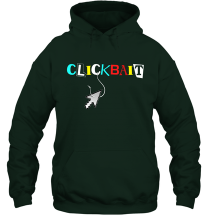 ClickBait Fishing Shirt Hoodie Hoodie Forest