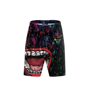 Joker Mouth 3D Beach Shorts
