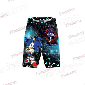 Sonic The Hedgehog 3D Beach Shorts