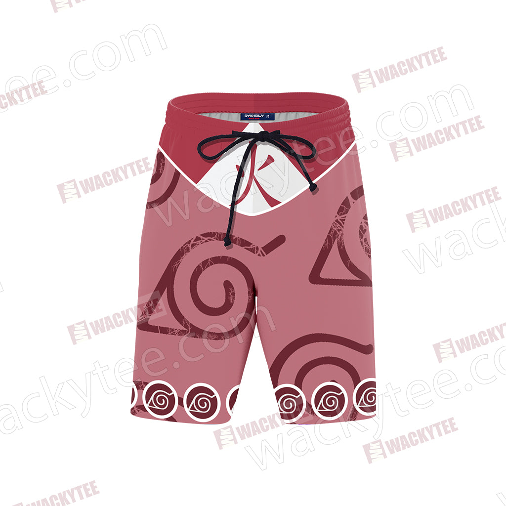 Naruto Hokage Konoha Symbol Unisex Beach Shorts