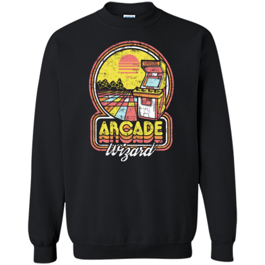 Arcade Wizard T-shirt Game Online Black