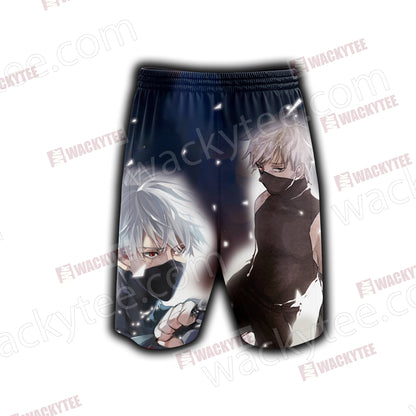 Naruto Kakashi Hatake Unisex 3D Beach Shorts