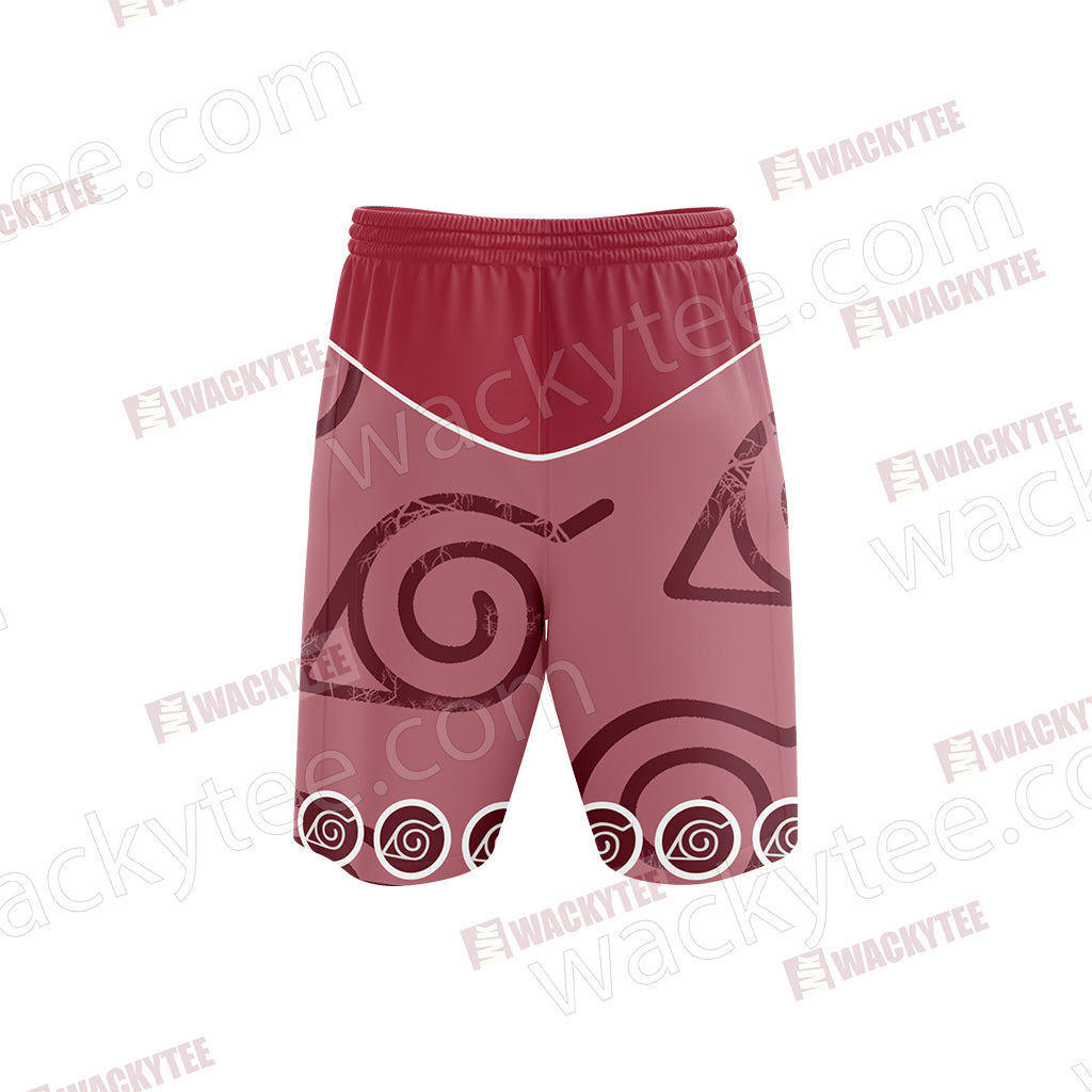 Naruto Hokage Konoha Symbol Unisex Beach Shorts