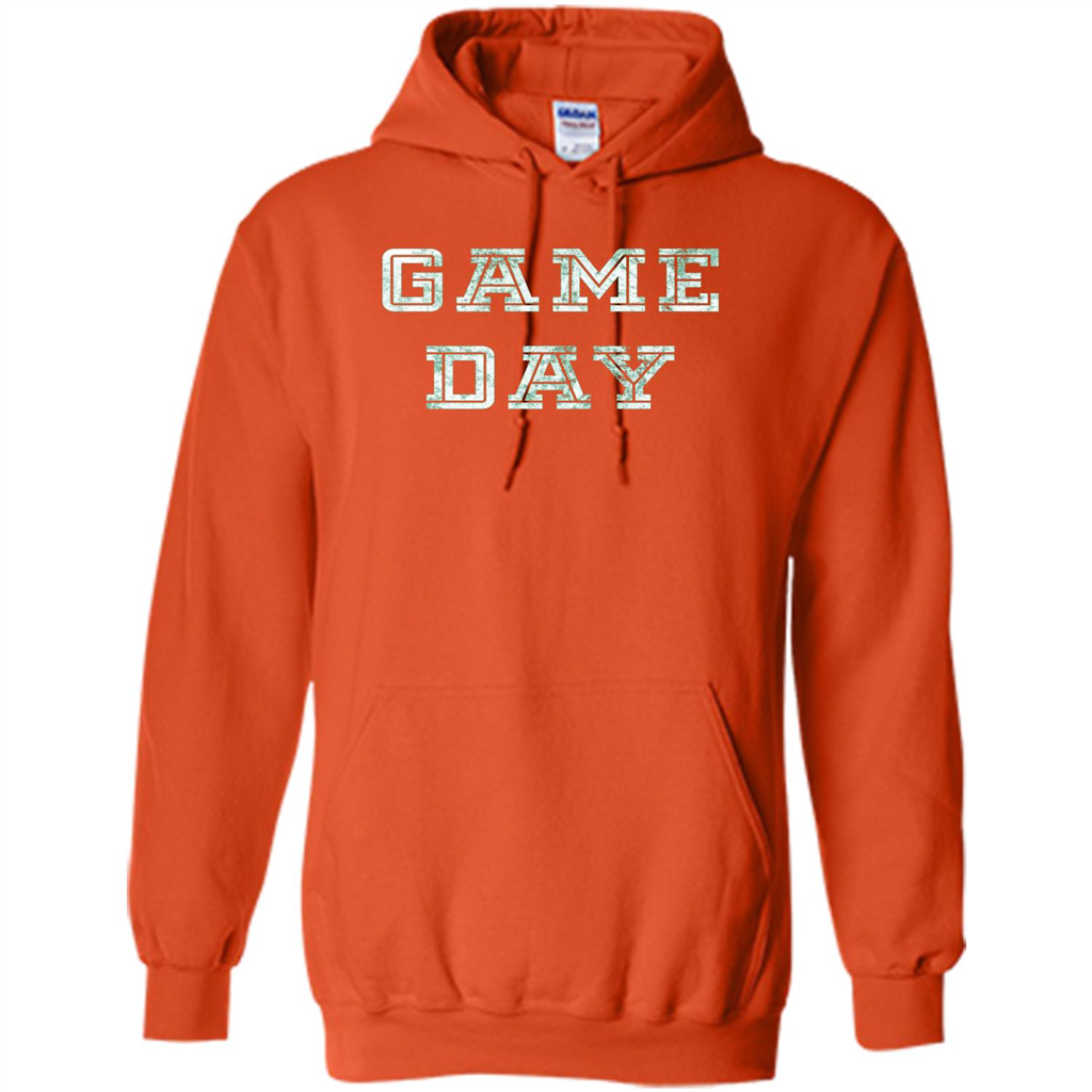 Game Day Football T-Shirt For Football Fans Orange