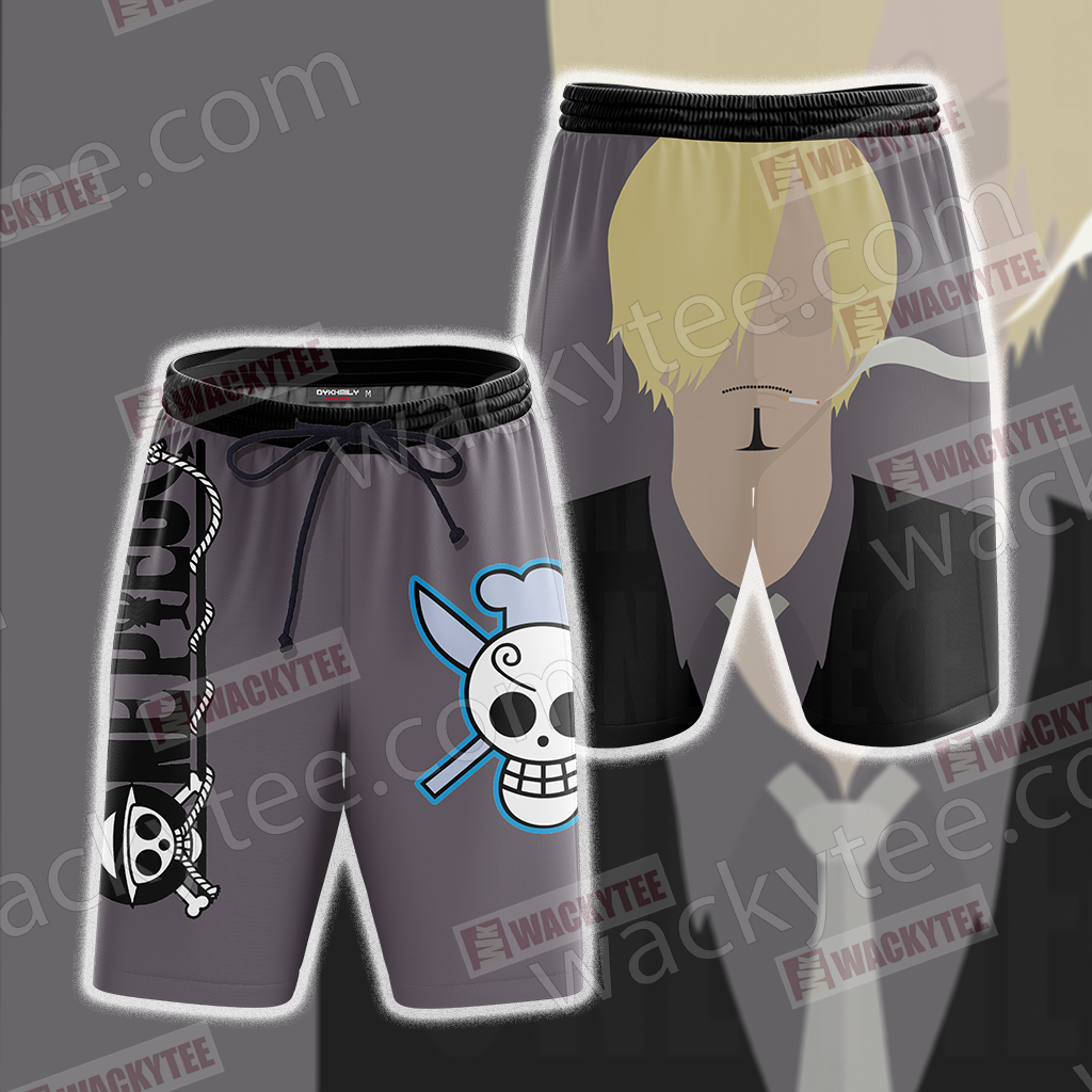 One Piece Vinsmoke Sanji Minimalist Beach Shorts