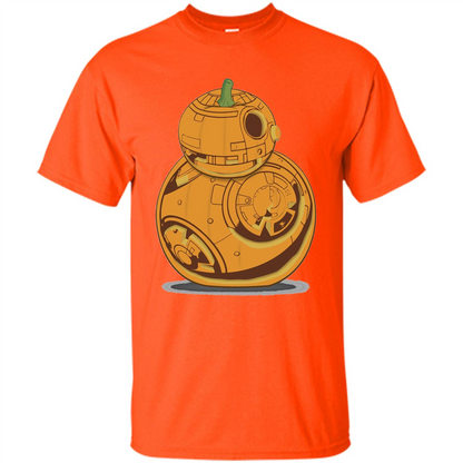 BB-8 Pumpkin Carving Halloween T-Shirt Orange