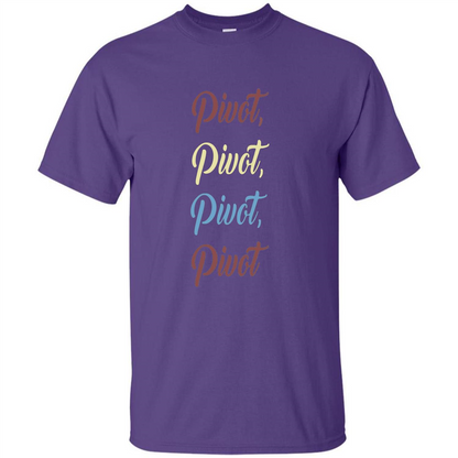 Pivot T-Shirt Shut Up T-shirt Purple