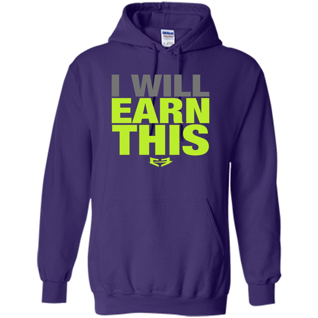 I Will Earn This T-shirt Purple