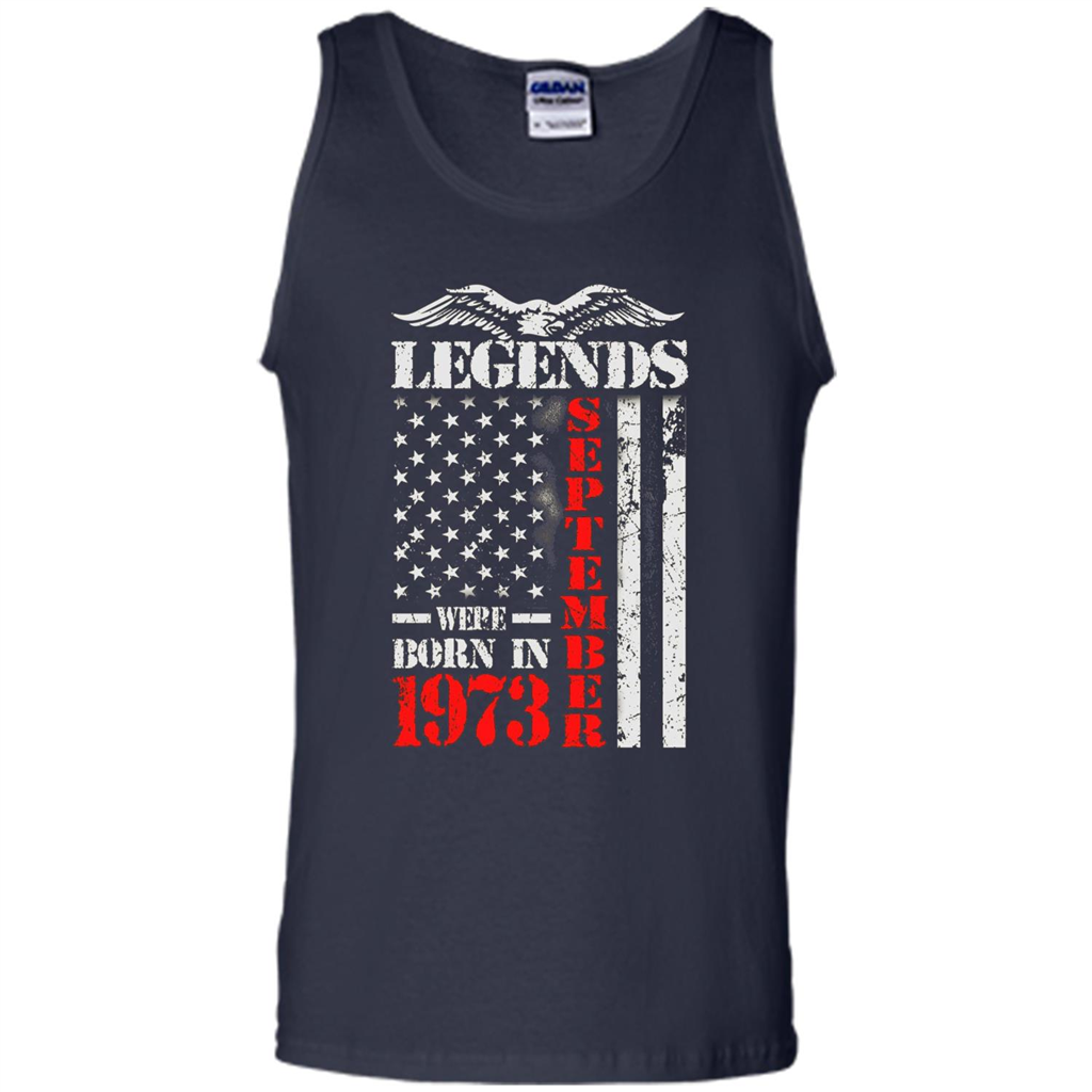 Legends Were Born In September 1973 T-shirt Navy