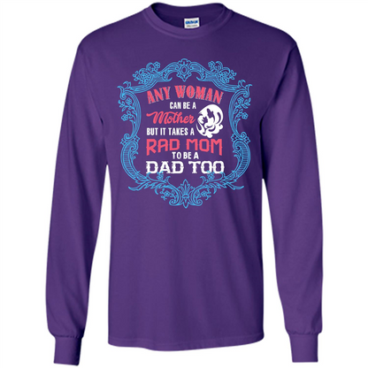 Mommy T-shirt Any Woman Can Be A Mother But T-shirt Purple