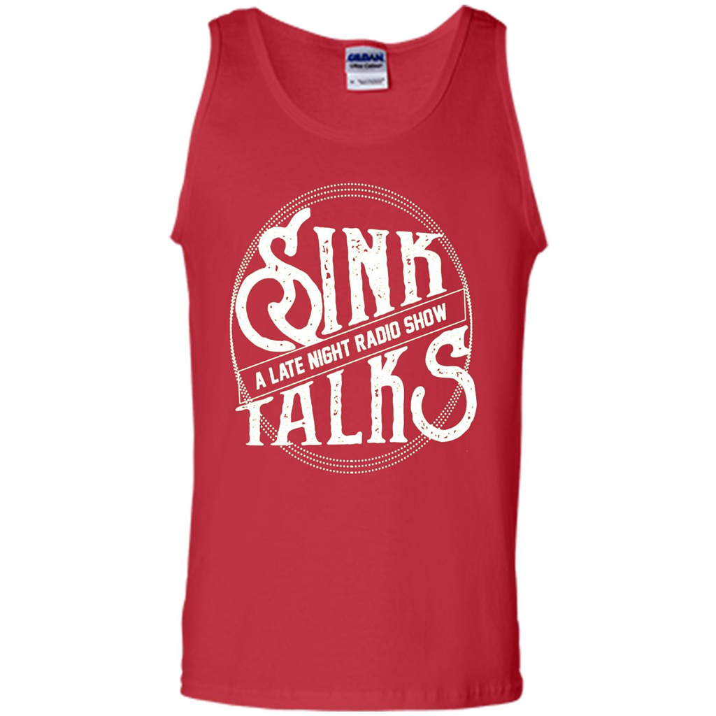 Sink Talks T-Shirt A Late Night Radio Show Red