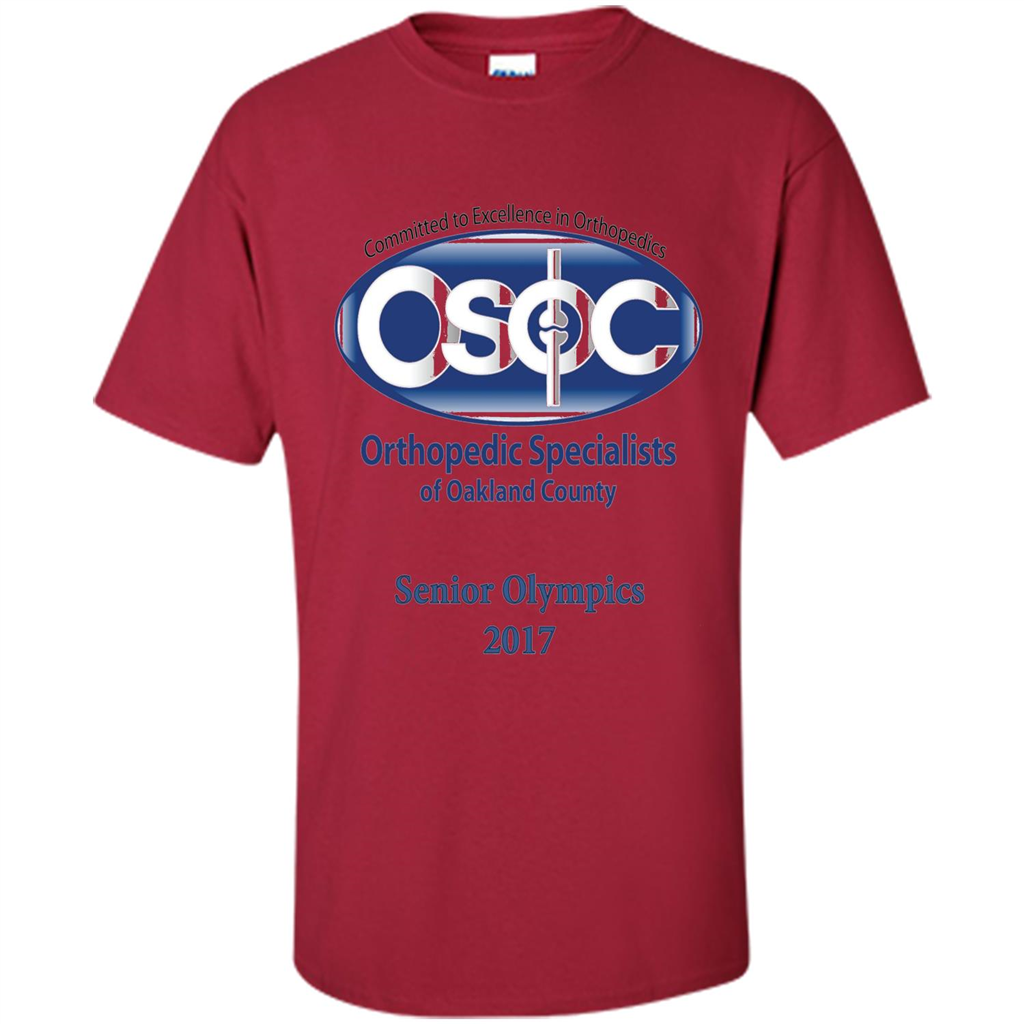 OSOC 9 Senior Olympics 2017 T-shirt Cardinal