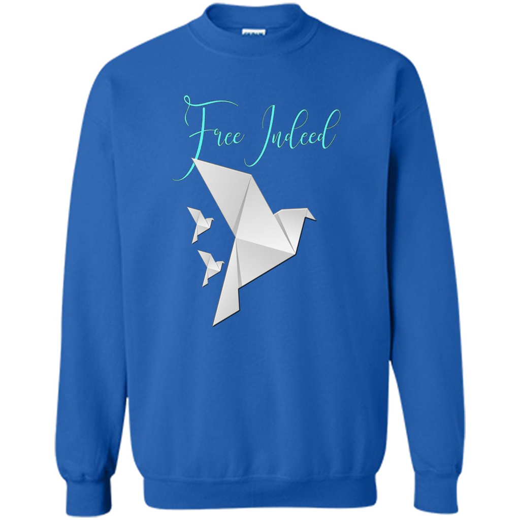 Free Indeed Origami Bird T-shirt Christian T-shirt