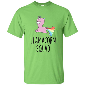 Llamacorn Squad Funny Llama Unicorn T-Shirt