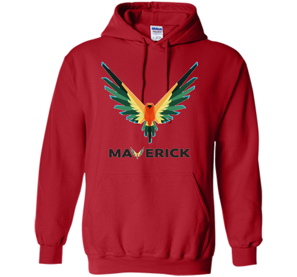Vibrant T-Shirt Be A Maverick T-shirt Red
