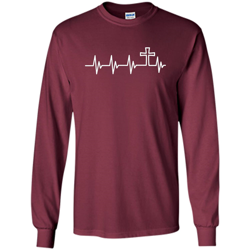 Christian T-shirt Heartbeat Maroon