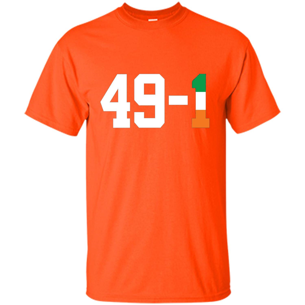 Funny Ireland Boxing T-shirt 49-1 T-shirt Orange