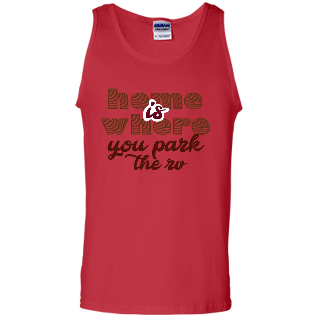 Home Is Where You Park The Rv T-shirt Red