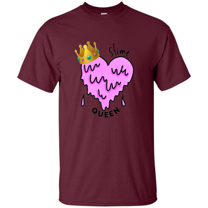 Slime Queen Heart T-Shirt Maroon