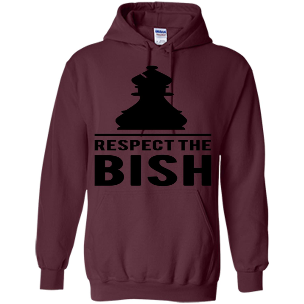 Respect The Bish T-shirt Maroon