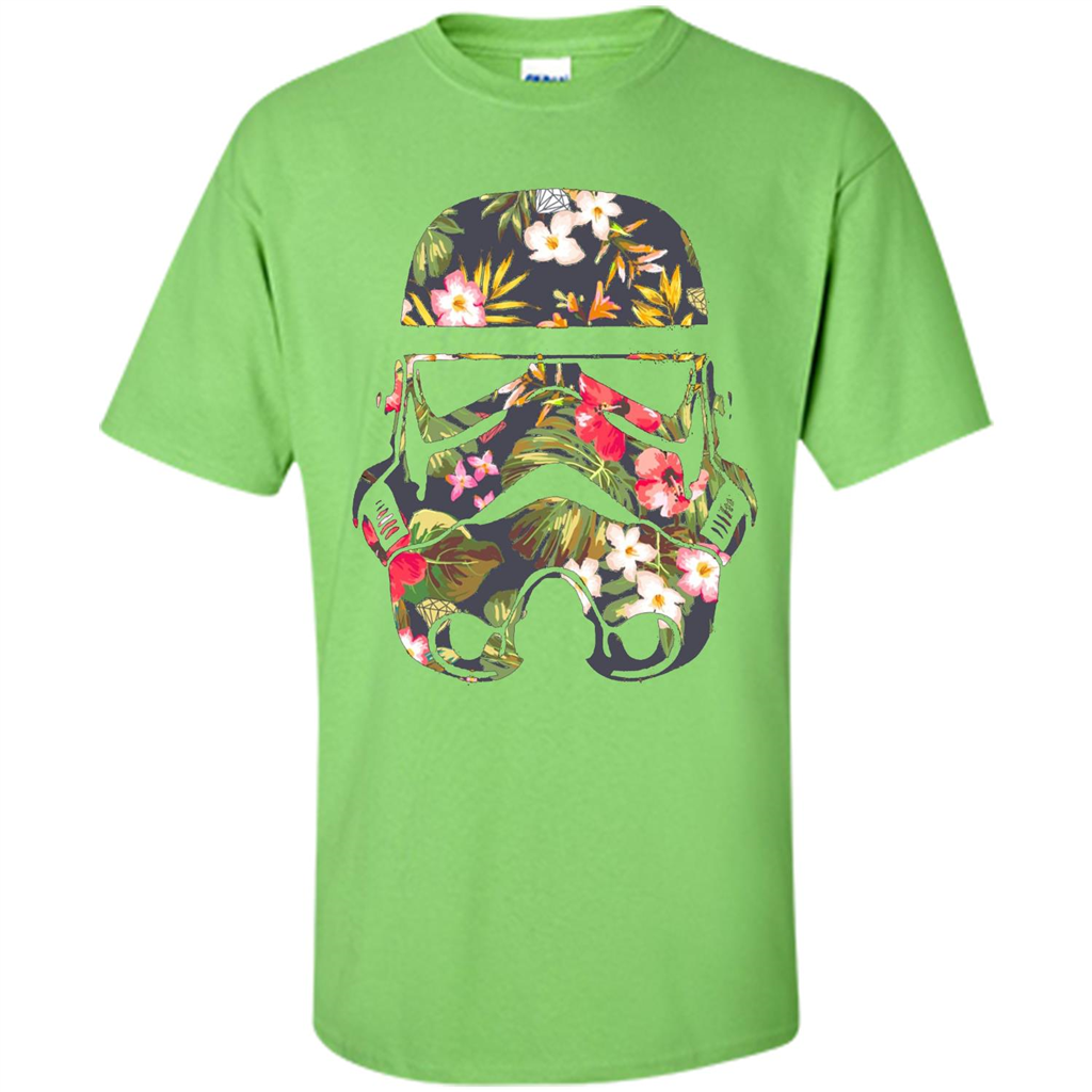 Tropical Stormtrooper Graphic T-Shirt Lime