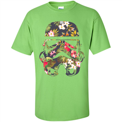 Tropical Stormtrooper Graphic T-Shirt Lime