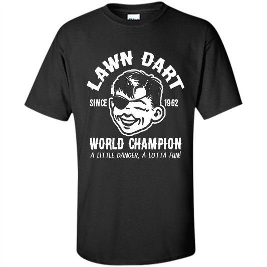 Lawn Dart Since 1962 World Champion Backyard Game T-shirt Black