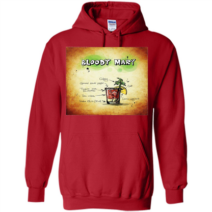 Bloody Mary Drink Recipe Alcohol Liquor Bartender T-shirt