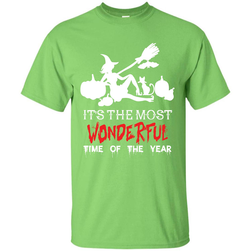 Halloween T-shirt It’s The Most Wonderful Time Of The Year Lime