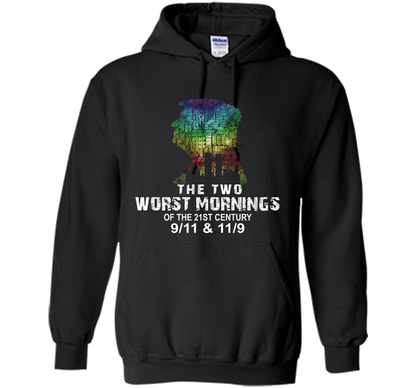 The Two Worst Mornings Of The 21st Century 9/11 And 11/9 T-shirt Royal