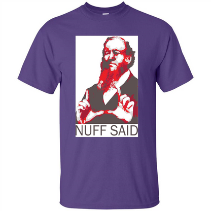 True Fan T-shirt Nuff Said Purple