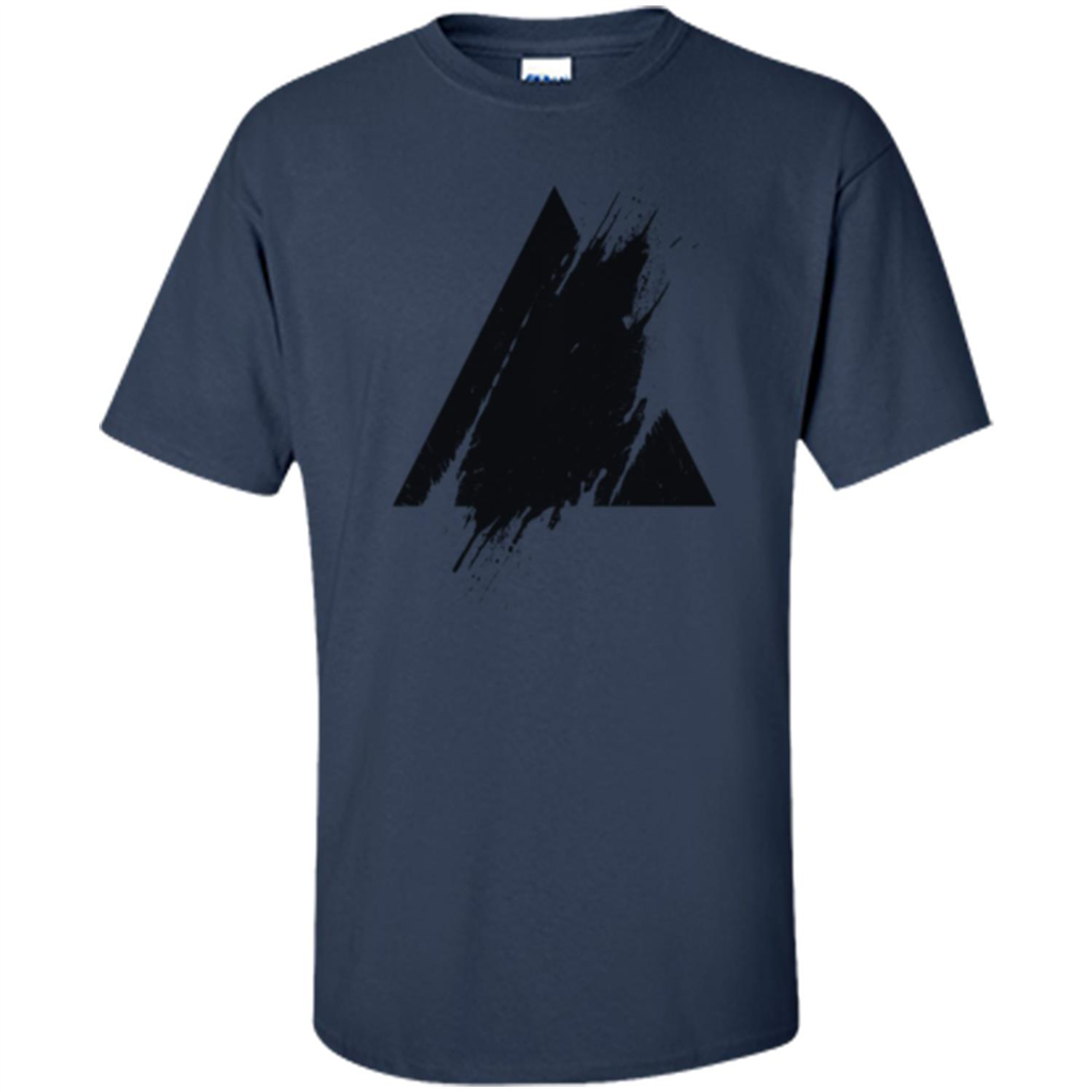 Place Splashed Triangle T-shirt Navy