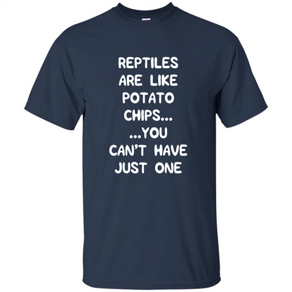 Reptile Funny Shirt Reptile Accessory T-shirt Navy