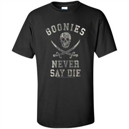 Goonies Never Say Die T-shirt Black
