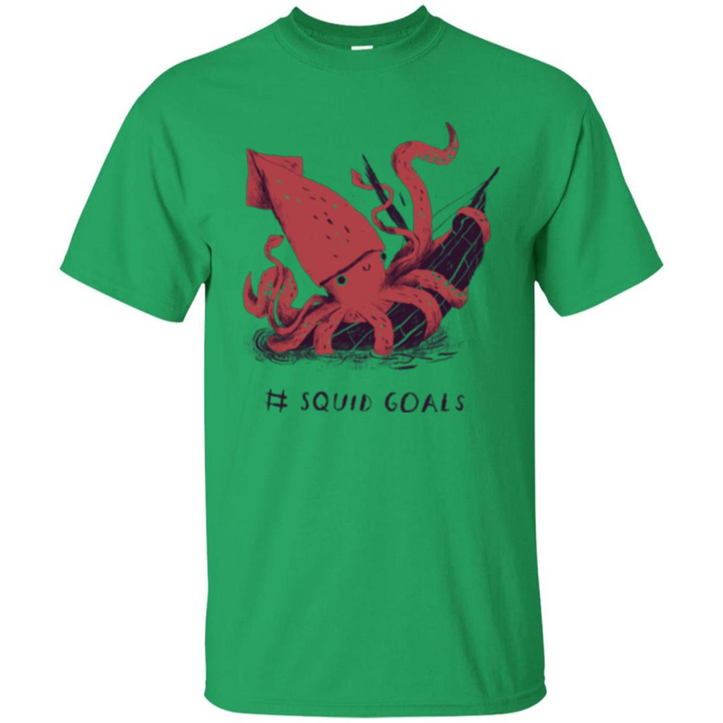 Squid Goals T-shirt Squad Goals T-shirt Irish Green
